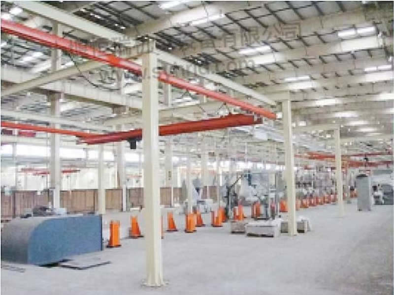 車橋裝配線空中設備及鋼構